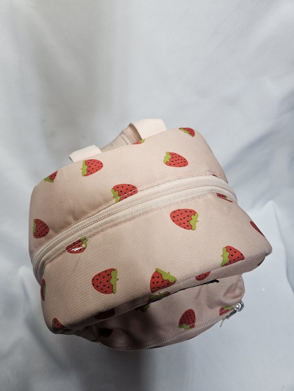 JanSport Strawberry Print Insulated Lunch Bag Pink Lunch Box Cute Fruit Pattern - Picture 2 of 9